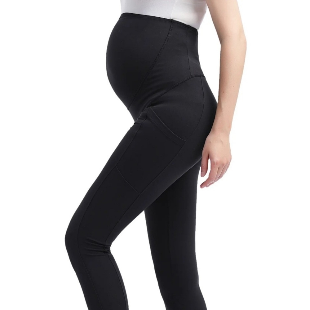 Kimi and Kai | Joi Bellyback Maternity Pocket Leggings Size Small